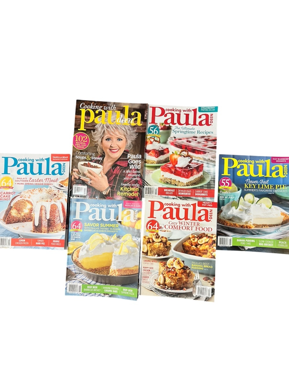 Paula Deen magazine collection lot of 6 recipes
